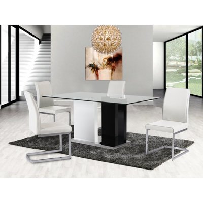 Ani Faux Leather Side Chair