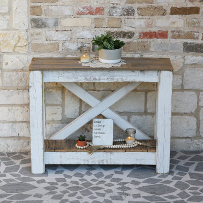 Fegan 36'' Solid Wood Console Table