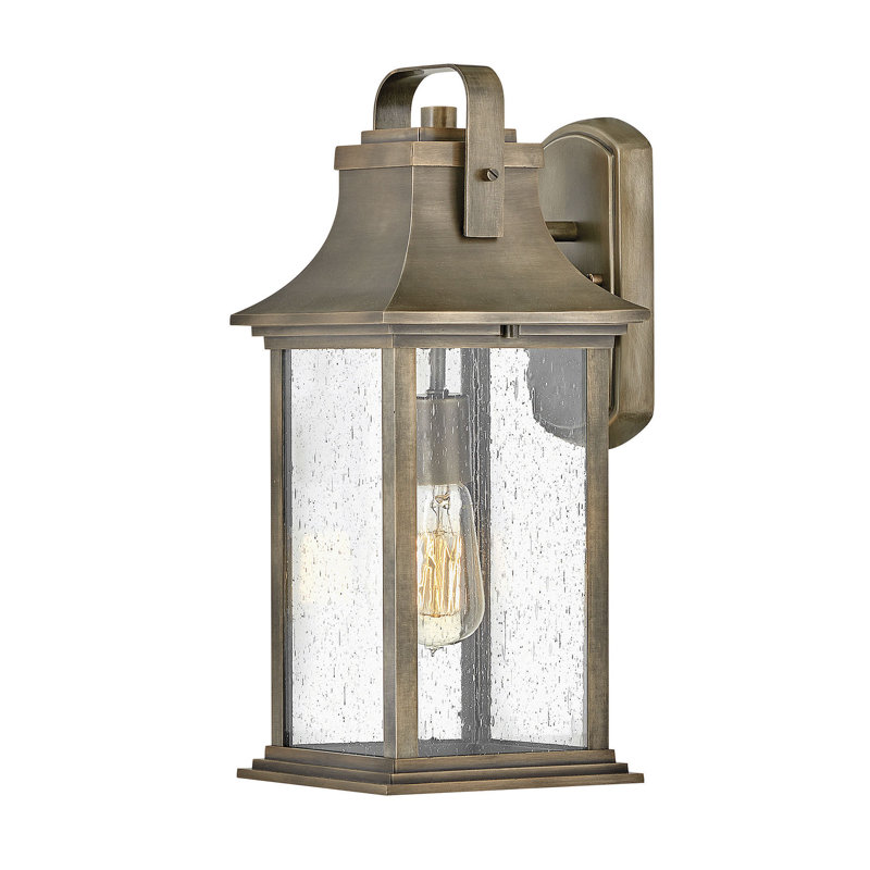 Sereia Aluminum Wall Light, Bronze, 16.75" H x 7.25" W x 8.25" D