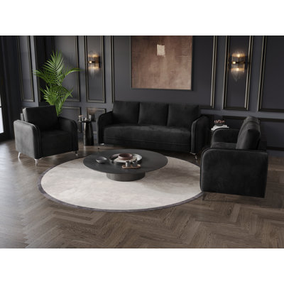 3-Pieces Modern Living Room Set