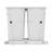 Rev-A-Shelf Double Pullout Trash Can 35 qt. for Kitchen -112965383-88568347