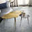 Kjellfrid Aluminum Top Coffee Table-1826764260