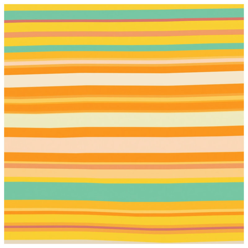 Rideaux de douche multicolores à rayures horizontales très longues, L 70 po x H 72 po