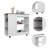 Merina 39.3 " W Kitchen Cart