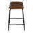 Reza 24" High Leather Tufted Bar Stool-904454853