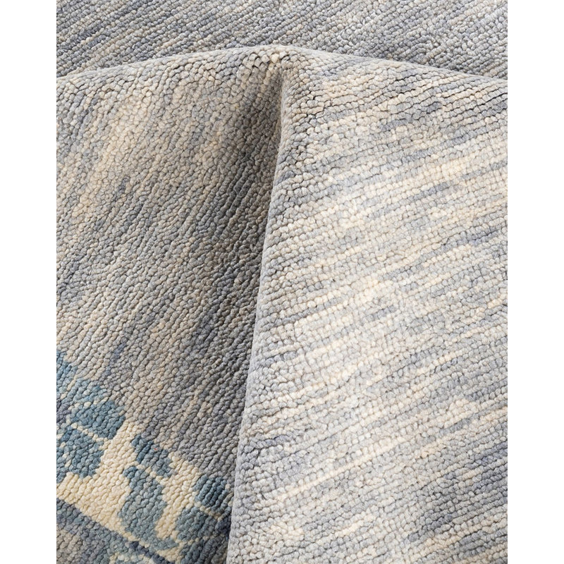 Overdyed One-of-a-Kind Rectangle 8'1" X 9'8" Hand Knotted Area Rug