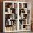 6 Cube Storage Bookcase, Open Shelf Simple Compartment Bookshelf, Use Horizontally, Use Vertically, Use Upside Down-777489677