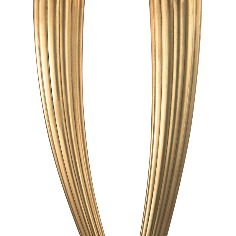 Erie 2 - Light Armed Sconce, Aged Brass