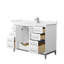 Ensemble de meuble-lavabo simple avec comptoir Marlena 48-98120621-92723701-92723699