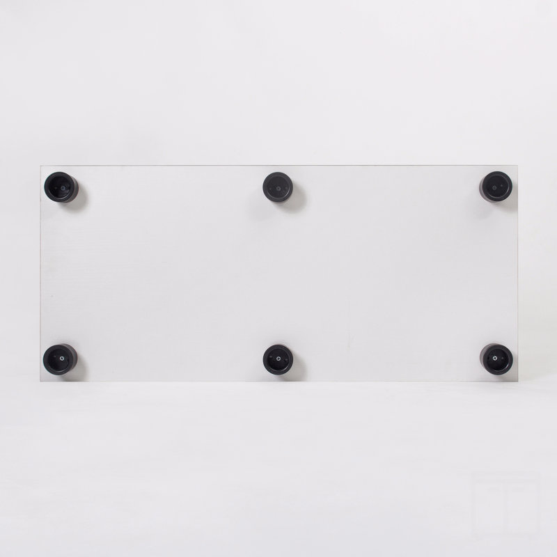 Vitrine à deux portes avec 3 tablettes, Blanc