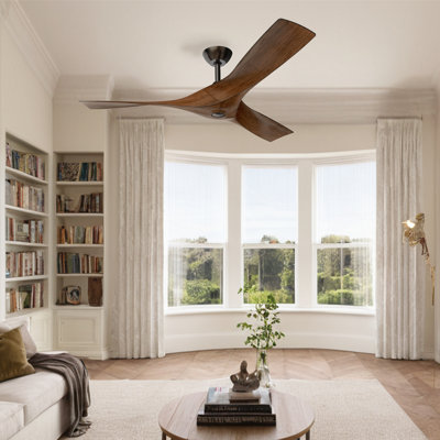 WindCraft 52" Indoor/Outdoor Oil Rubbed Bronze Ceiling Fan with Remote Control