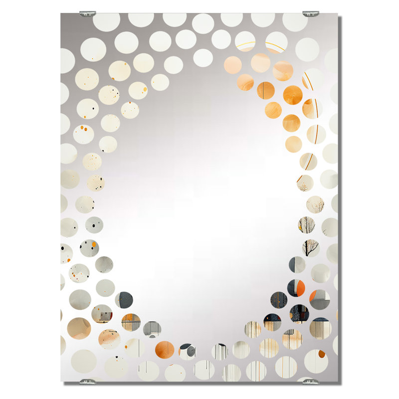 Mancillas - Miroirs muraux décoratifs Paysages abstraits, 32 po x 24 po