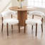 Chaises de salle à manger rembourrées modernes avec dossier incurvé, avec structure en bois massif, pour la salle à manger / salon-1295354268-1295354275