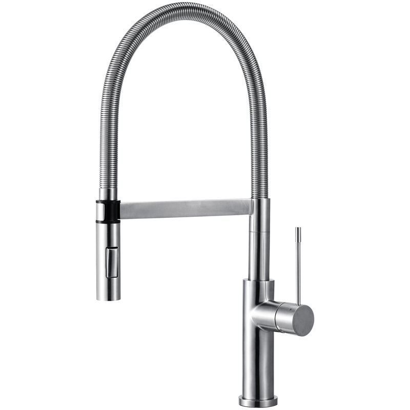 Valley Acrylic Ltd. Pull Down Kitchen Faucet, Brused Stainless
