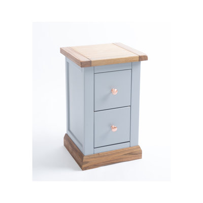 Alistair 35cm W Solid + Manufactured Wood Bedside Table