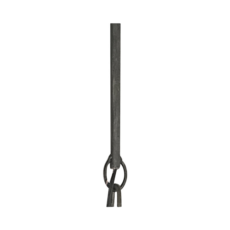 18 "(4) tiges d'extension en fer noir