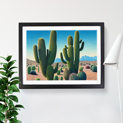 Desert Cactus - Single Picture Frame Print