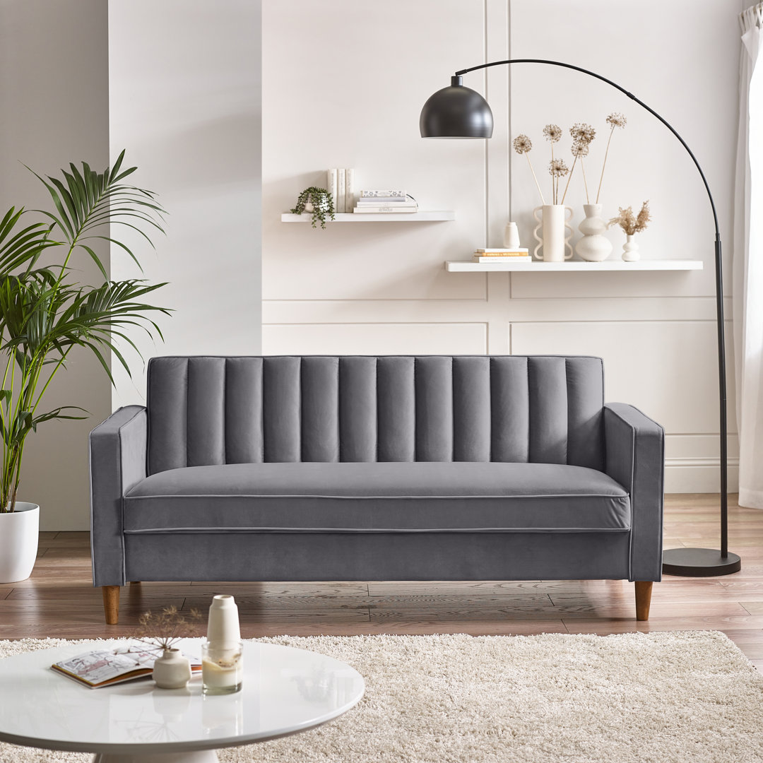 3-Sitzer Sofa Kit aus Samt