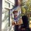 Cowboy Welcome House Flag-112699219
