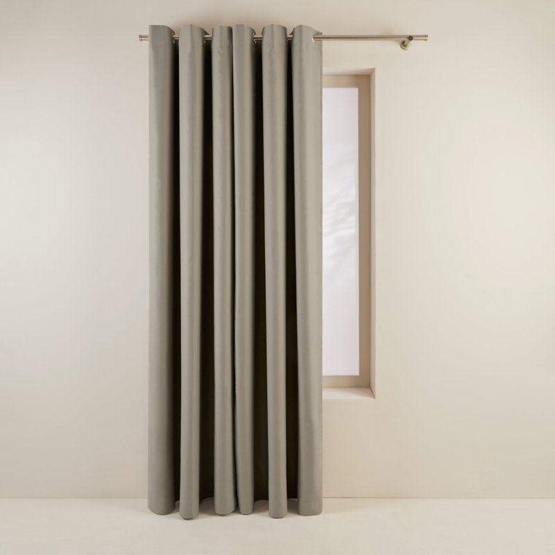 Blackout Curtain Single Panel, Grey