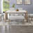 Dunton Upholstered Bench, Light Gray Fabric With Rubberwood Legs