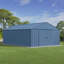 Remise en métal classique, 12 x 12, bleu gris-85519959-119308592