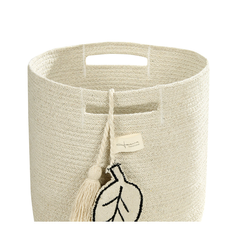 Panier en tissu pour plantes, Naturel