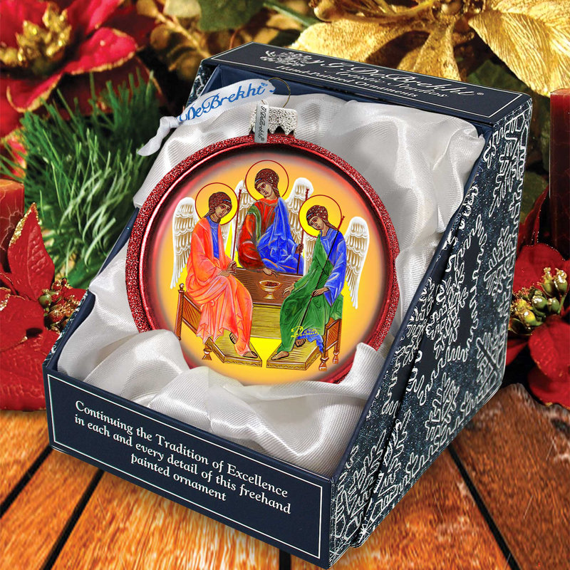 Holiday Splendor 3.5'' Handmade Glass Ball Ornament
