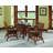 Sanders Extendable Round Glass Top Dining Table-1555925044