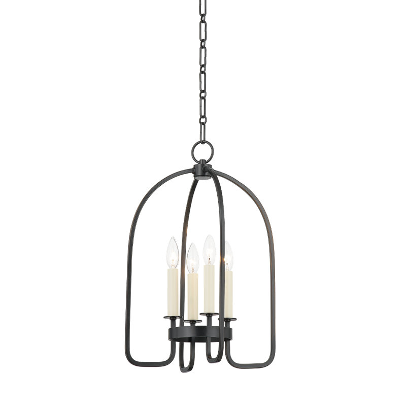 Oakville 4 Light Lantern, Aged Brass, 21.5" H x 14.25" W x 14.25" D