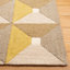 Gilderoy Geometric Hand Tufted Wool/Cotton Area Rug in Gold/Gray-888231371