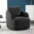 Upholstered Swivel Barrel Chair-557864411