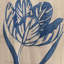 « indigo tulipe », reproduction d’impression sur toile tendue-889624013