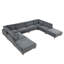 Canapé modulaire 8 places Cheston-850731742