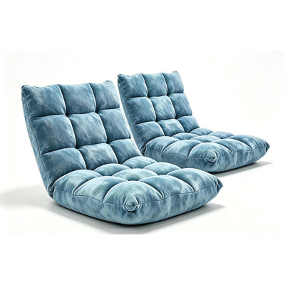 Chaise longue pliante avec support pour le dos, 14 positions réglables, chaise longue rembourrée pour jouer et lire