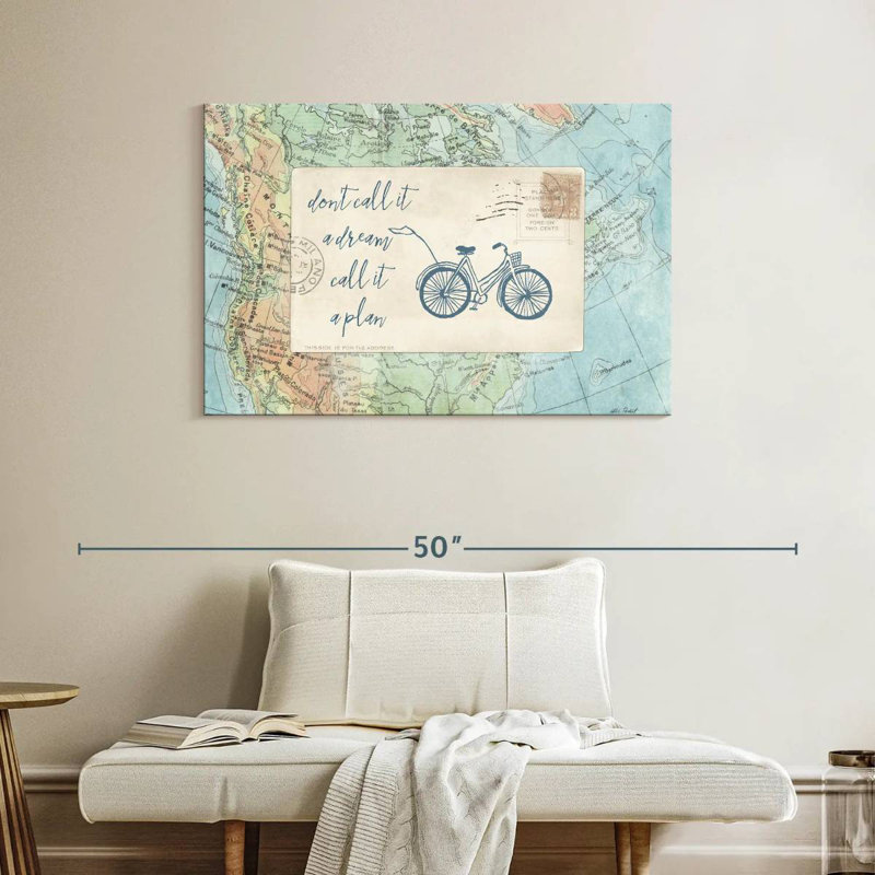 Travel Posts I, 26" H x 39" W