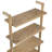 Antoniah 5-Tier Wall Mounted Solid Wood Bookshelf