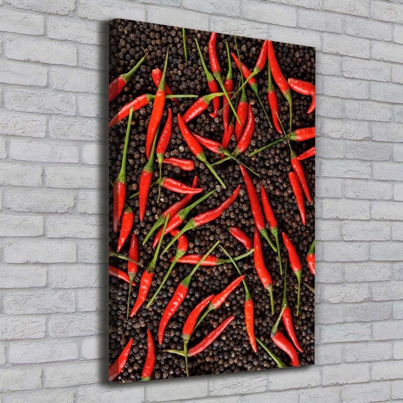 Chilli Peppers - Wrapped Canvas Print