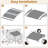 Gymax 48'' W x 11'' D Polycarbonate Cover Retractable