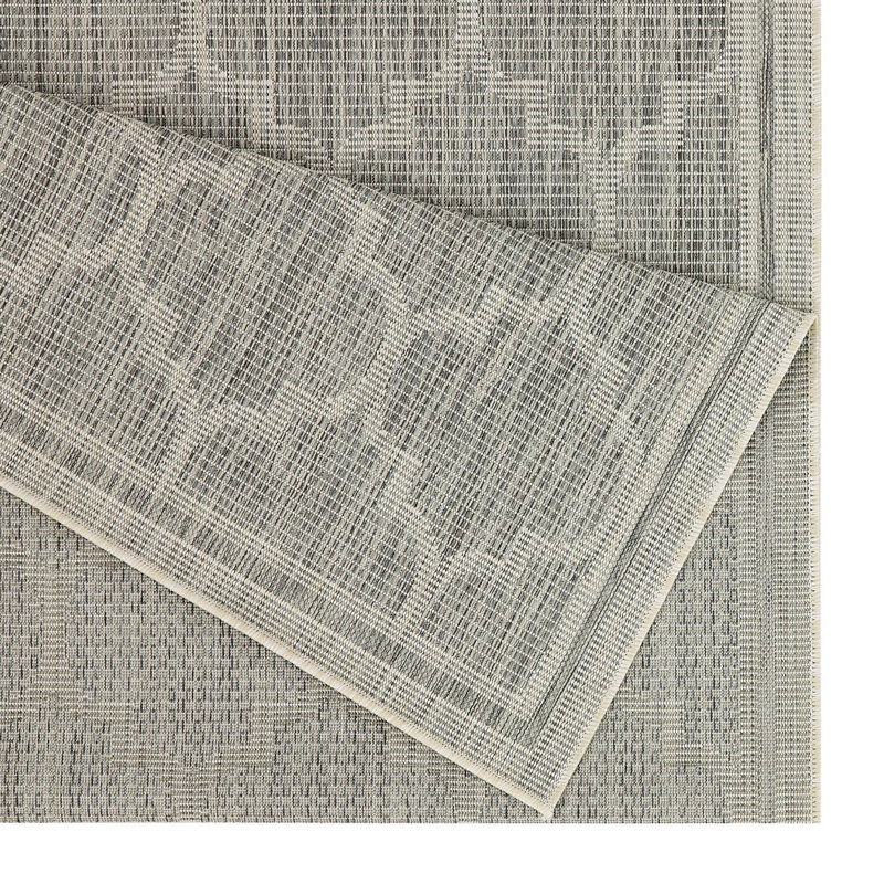 Sunshine Indoor/Outdoor Area Rug, Silver, Runner 2'7" x 7'3"