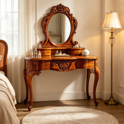 European style high-end bedroom dressing table