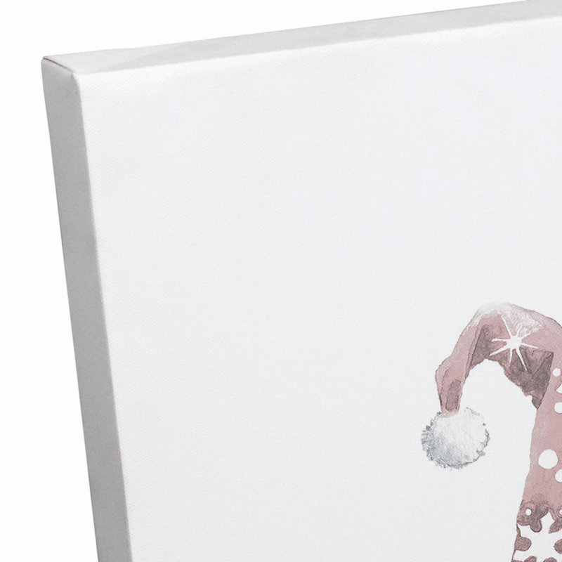 Joyeux gnomes de Noël - impression sur toile tendue