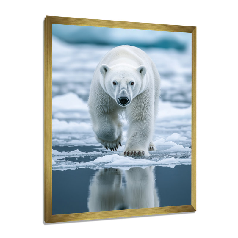 Fareham - animaux, art mural, H 20 po x l 12 po, Reproduction encadrée d'une seule photo, Doré