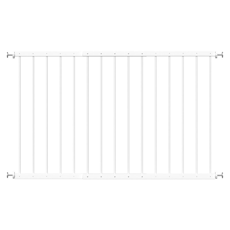 Tucker Murphy Pet™ Window Guards for Children, Adjustable Wide Child Safety Window Guard Prevents Accidental Falls, Home Security Childproof Interior Bar Guard for Windows Wide 61.41" - 86.61"(3 Panels)