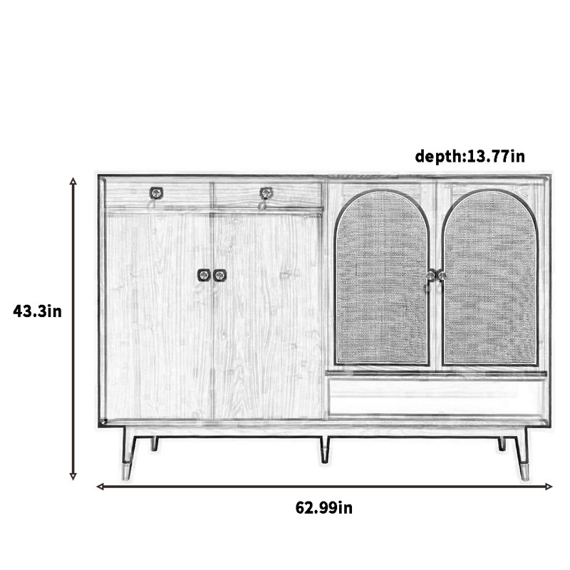 Armoire de rangement pour chaussures en bois massif 36 paires, Naturel