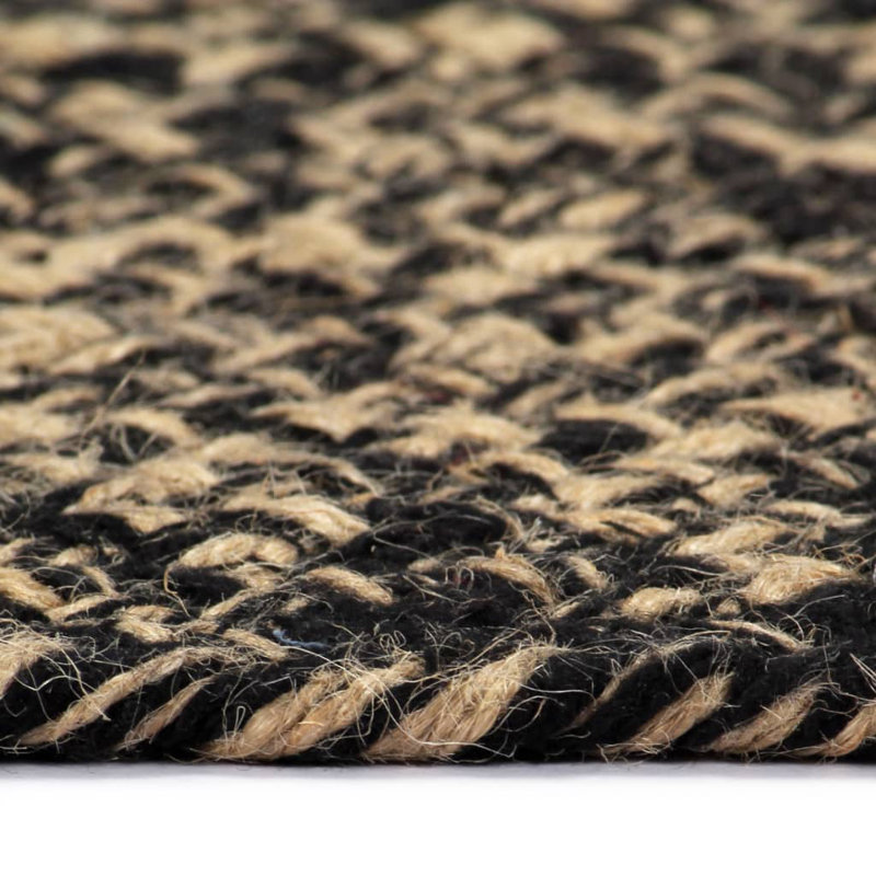 Round Solid Colour Hand Woven Area Rug, Round 240cm