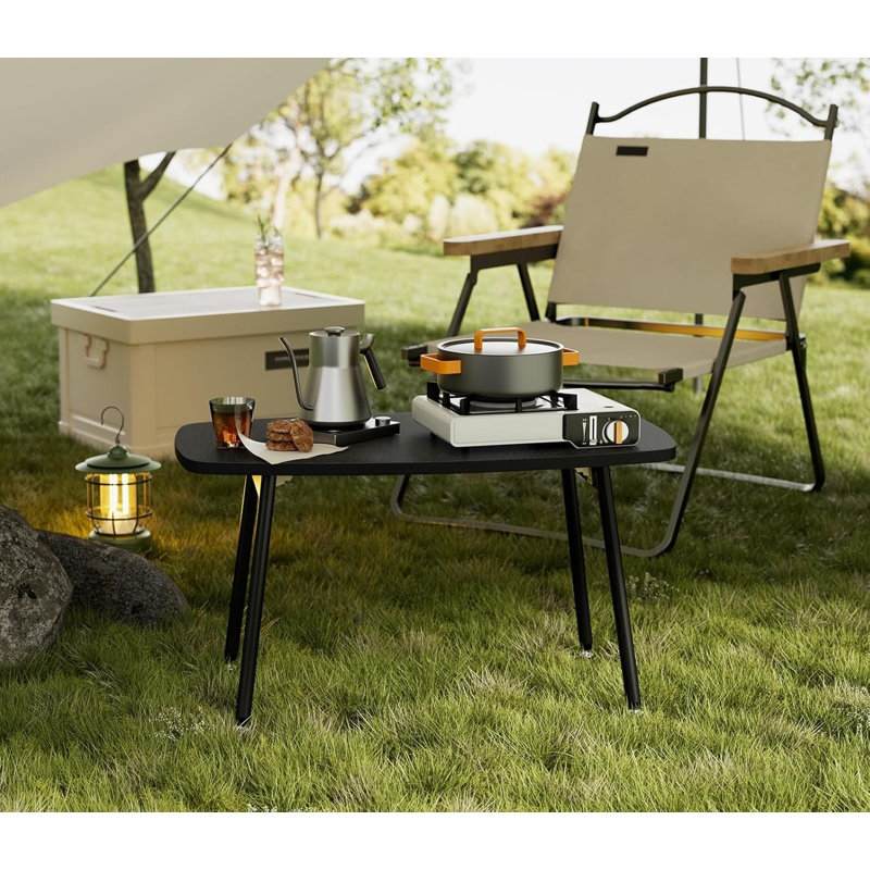 80cm Folding Table, Black