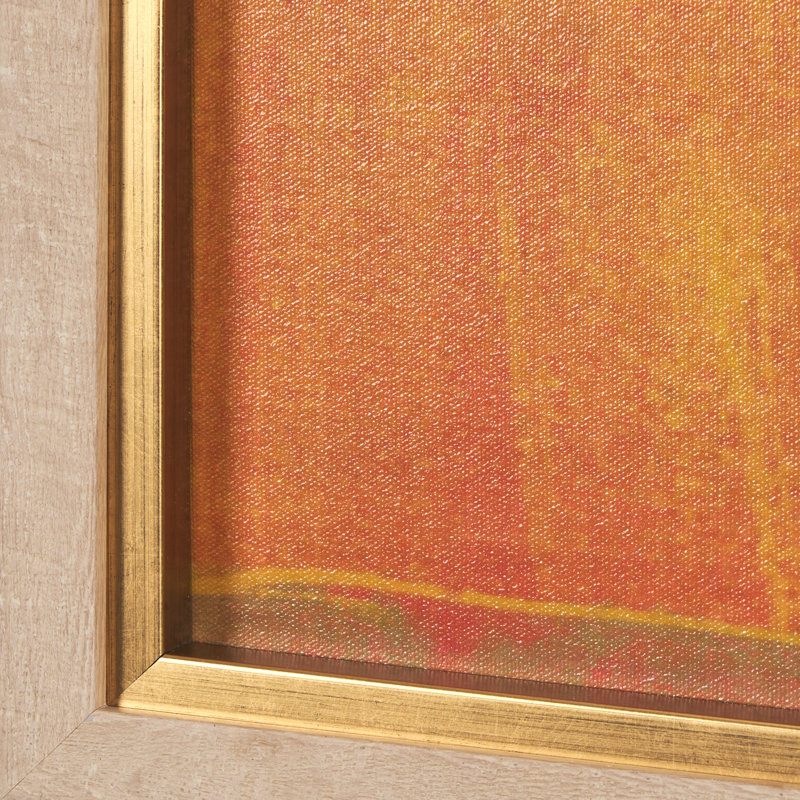 «Bright Birds» par Roy Woodland a, reproduction d'art encadrée texturée à la main, H 31,5 po x L 31,5 po x po