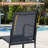 4-Person Patio Dining Set with Round Dining Table and 4 Stackable Textilene Armrest Chairs-1749207974