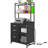 Livofloral 3 Drawer File Cabinet with Charging Station and Bookshelf for Home Office fits Letter/A4-97811283